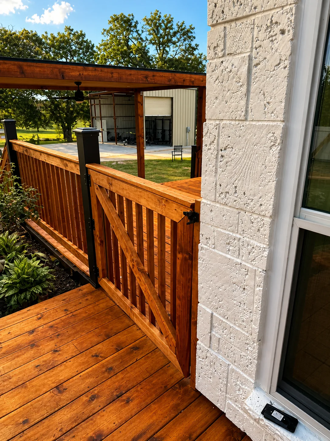 Rear-elevation patio cover — view 3